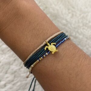 Turtle Charm Multicolor Bracelet Set